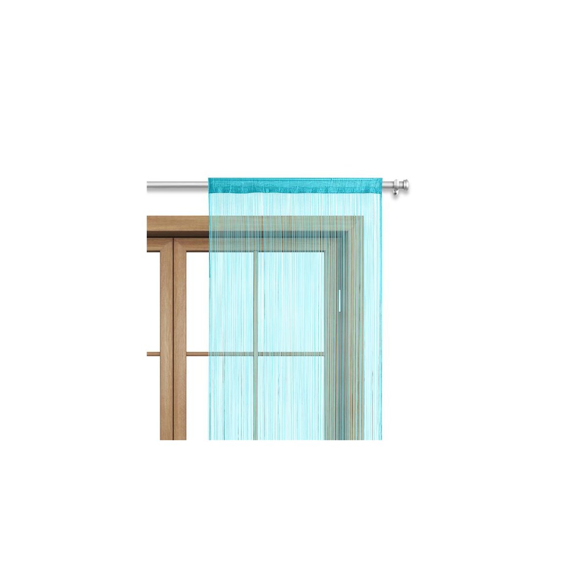 Fadenvorhang mit kaufen Stangendurchzug wometo | online